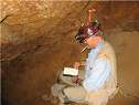 Show image 'Consulting Geologist J. Cleary in Cinco Hermanos workings' in New Window